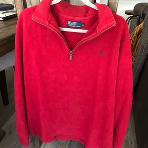Polo by Ralph Lauren Red Quarter ZIP
